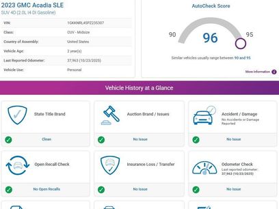 Used 2023 GMC Acadia SLE