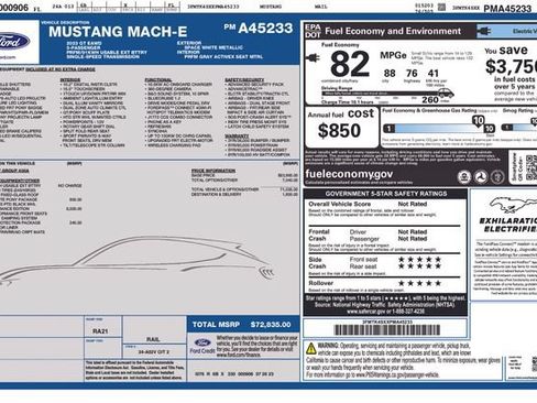 Used 2023 Ford Mustang Mach-E GT w/ GT Performance Edition AWD/4WD image 2