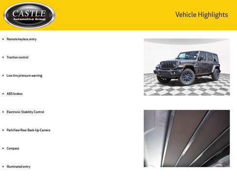 New 2026 Jeep Wrangler Unlimited Sport AWD/4WD image 3