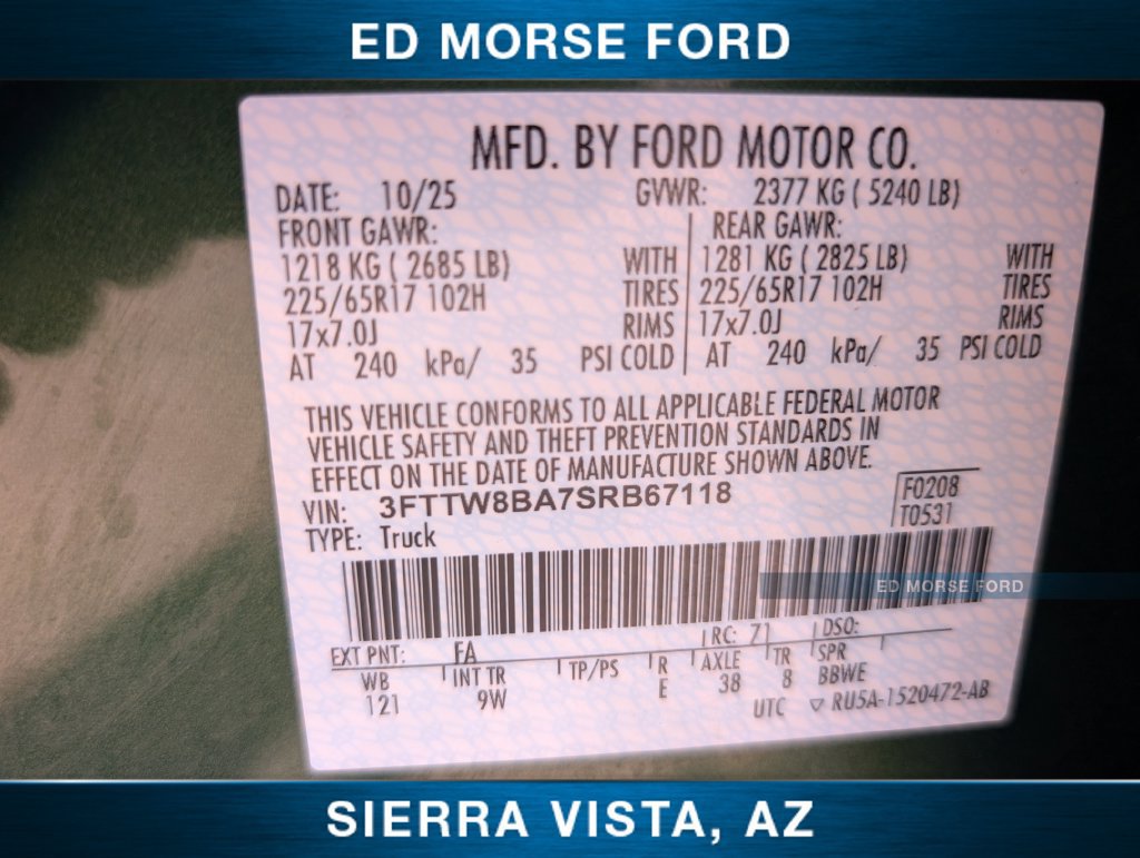 Used 2025 Ford Maverick XL w/ Equipment Group 102A AWD/4WD image 36