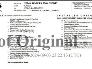 Used 2024 Lexus RX 500h F Sport w/ Convenience Package video 2