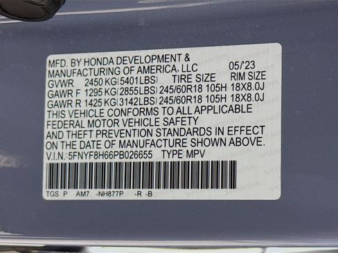 Certified 2023 Honda Passport TrailSport image 39