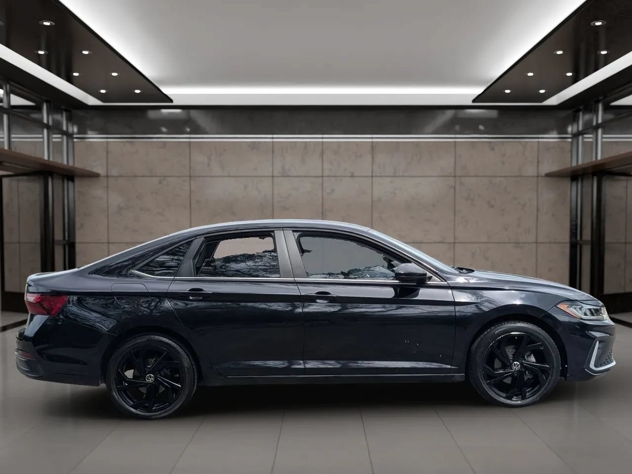 Used 2025 Volkswagen Jetta SE w/ Black Wheel Package FWD image 4