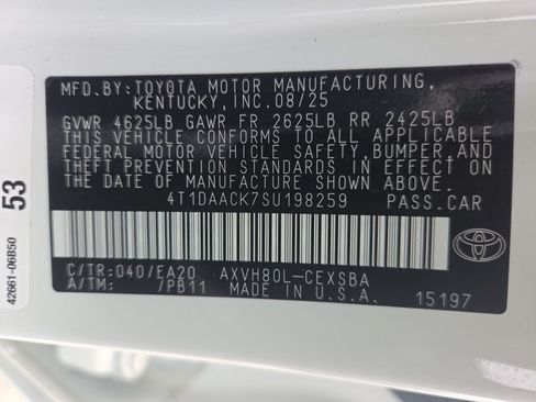 Used 2025 Toyota Camry SE w/ Convenience Package FWD image 22