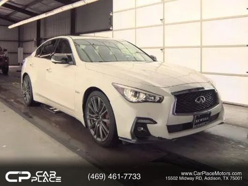 Used 2019 INFINITI Q50 Red Sport 400 w/ Cargo Package (L96) image 1