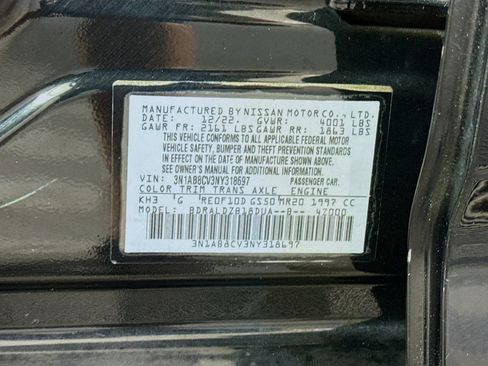 Used 2022 Nissan Sentra SV w/ All-Weather Package FWD image 40