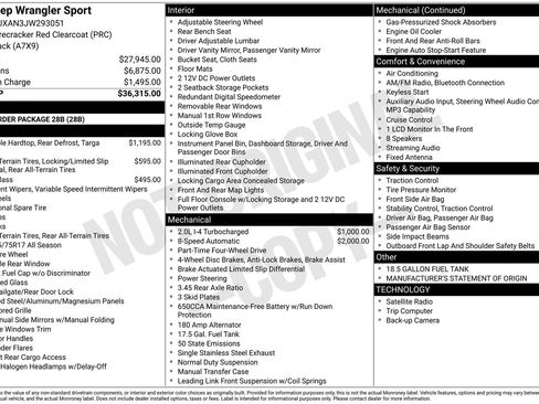Used 2018 Jeep Wrangler Sport image 4
