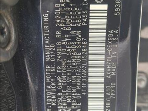 Used 2020 Toyota Camry XLE FWD image 21