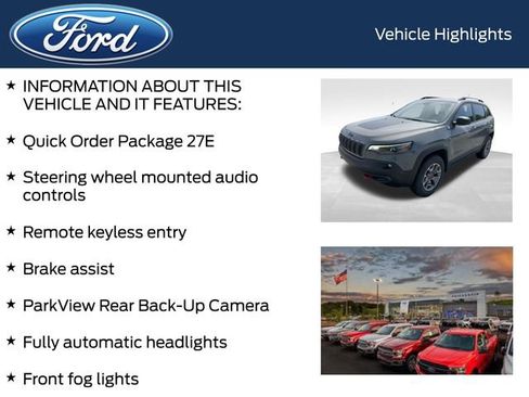 Used 2022 Jeep Cherokee Trailhawk AWD/4WD image 4