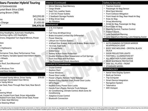 Used 2025 Subaru Forester Touring image 23