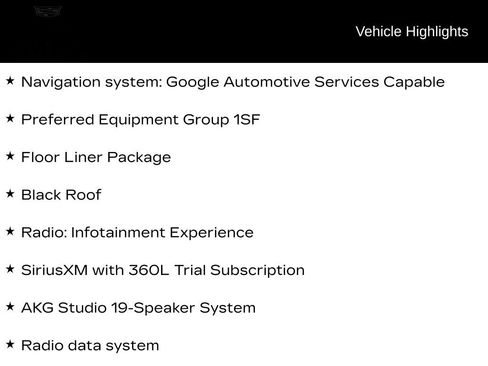 Certified 2025 Cadillac Optiq Sport 1 w/ LPO, Floor Liner Package AWD/4WD image 6
