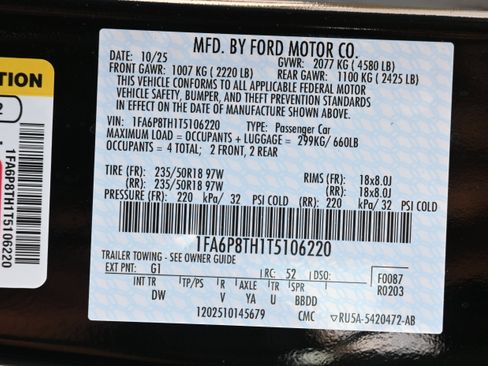 New 2026 Ford Mustang Coupe image 12