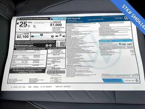 New 2025 Volkswagen Tiguan SE image 5