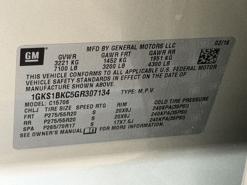 Used 2016 GMC Yukon SLT w/ HD Trailering Package RWD image 32