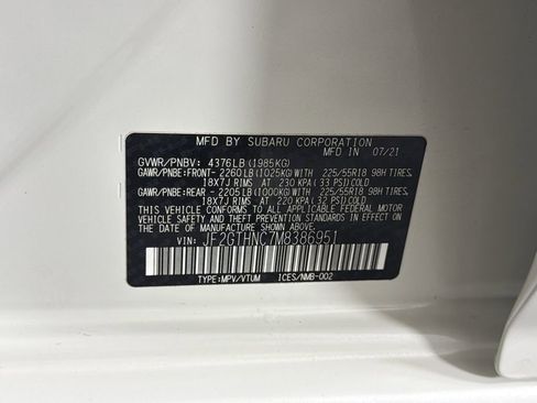 Used 2021 Subaru Crosstrek 2.5i Limited w/ Moonroof Package 2 image 34