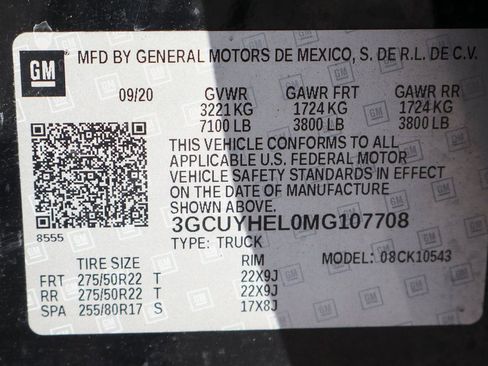 Used 2021 Chevrolet Silverado 1500 High Country w/ Technology Package image 54