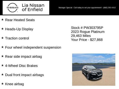 Certified 2023 Nissan Rogue Platinum w/ Platinum Premium Package AWD/4WD image 10
