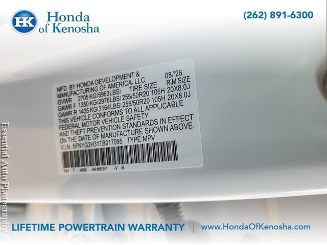 New 2026 Honda Pilot Sport image 20