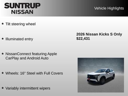 Used 2026 Nissan Kicks S FWD image 39
