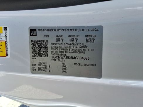 Certified 2021 Chevrolet Silverado 1500 W/T w/ WT Value Package RWD image 31