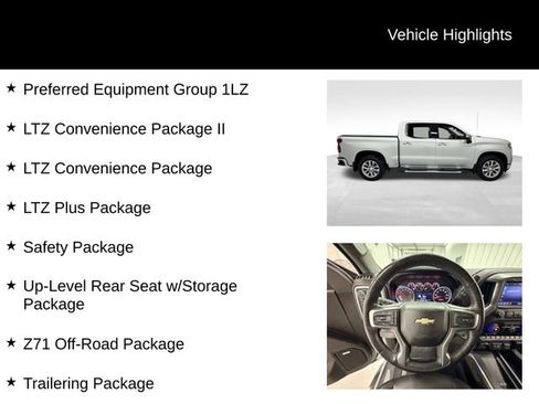 Certified 2022 Chevrolet Silverado 1500 LTZ w/ LTZ Convenience Package II AWD/4WD image 16