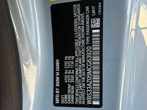 Used 2021 BMW M4 Competition w/ Executive Package RWD image 34
