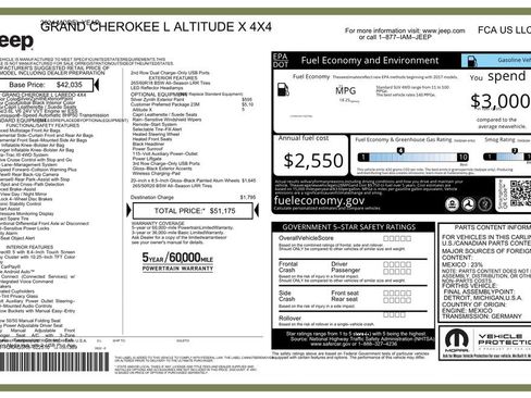 Used 2024 Jeep Grand Cherokee L Altitude AWD/4WD image 12