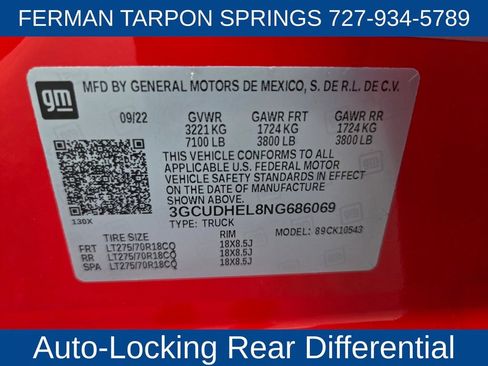 Used 2022 Chevrolet Silverado 1500 ZR2 w/ Technology Package AWD/4WD image 24
