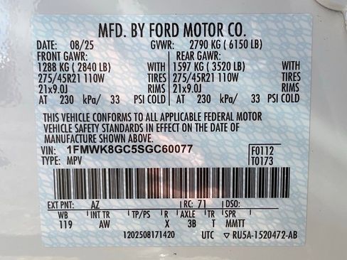 New 2025 Ford Explorer ST w/ Sun And Sound Package image 64