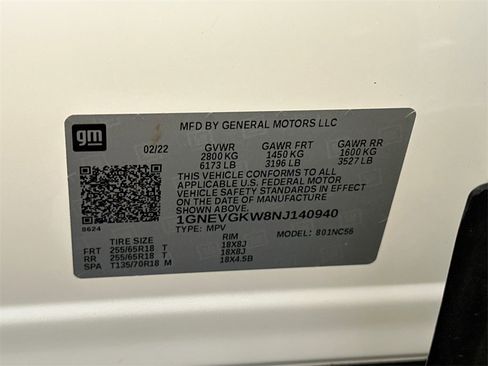 Used 2022 Chevrolet Traverse LT w/ Midnight/Sport Edition image 38