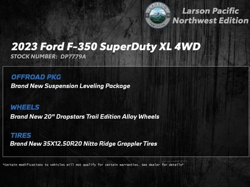 Used 2023 Ford F350 XL w/ XL Off-Road Package AWD/4WD image 2