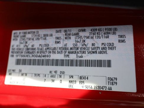 Used 2012 Ford E-350 and Econoline 350 Extended Super Duty w/ PWR Group image 6