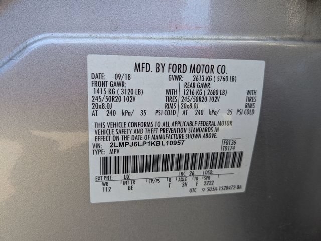 Used 2019 Lincoln Nautilus Reserve FWD image 35