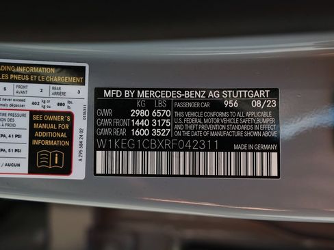 Used 2024 Mercedes-Benz EQE 350+ 4MATIC Sedan w/ Driver Assistance Package image 40
