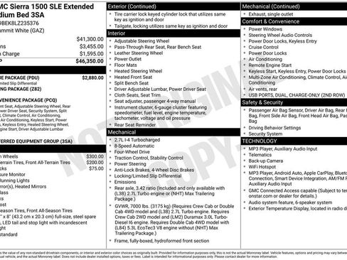 Used 2020 GMC Sierra 1500 SLE w/ SLE Value Package AWD/4WD image 6
