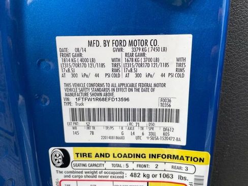 Used 2014 Ford F150 Raptor w/ Equipment Group 801A Luxury AWD/4WD image 37