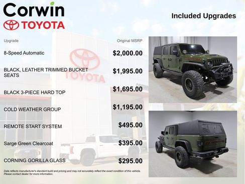 Used 2022 Jeep Gladiator Mojave w/ Cold Weather Group image 4
