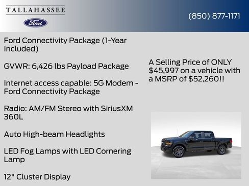 New 2026 Ford F150 STX w/ Equipment Group 200A RWD image 24