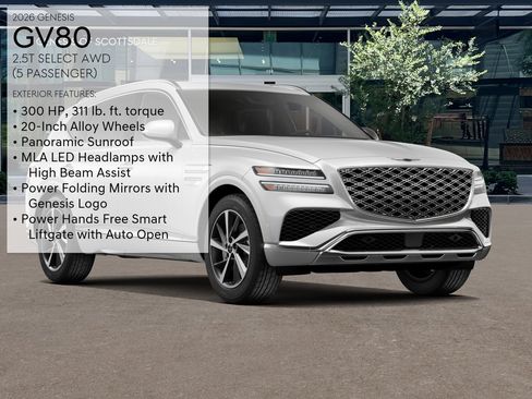 New 2026 Genesis GV80 2.5T Select AWD/4WD image 3