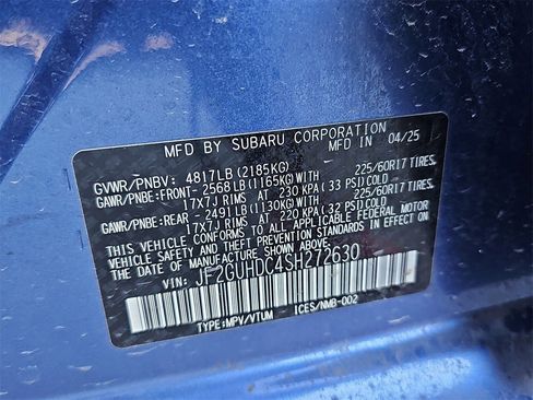 Certified 2025 Subaru Crosstrek 2.0i Premium image 36