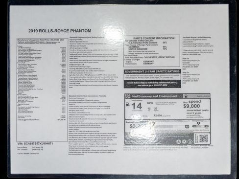 Used 2019 Rolls-Royce Phantom Sedan image 6