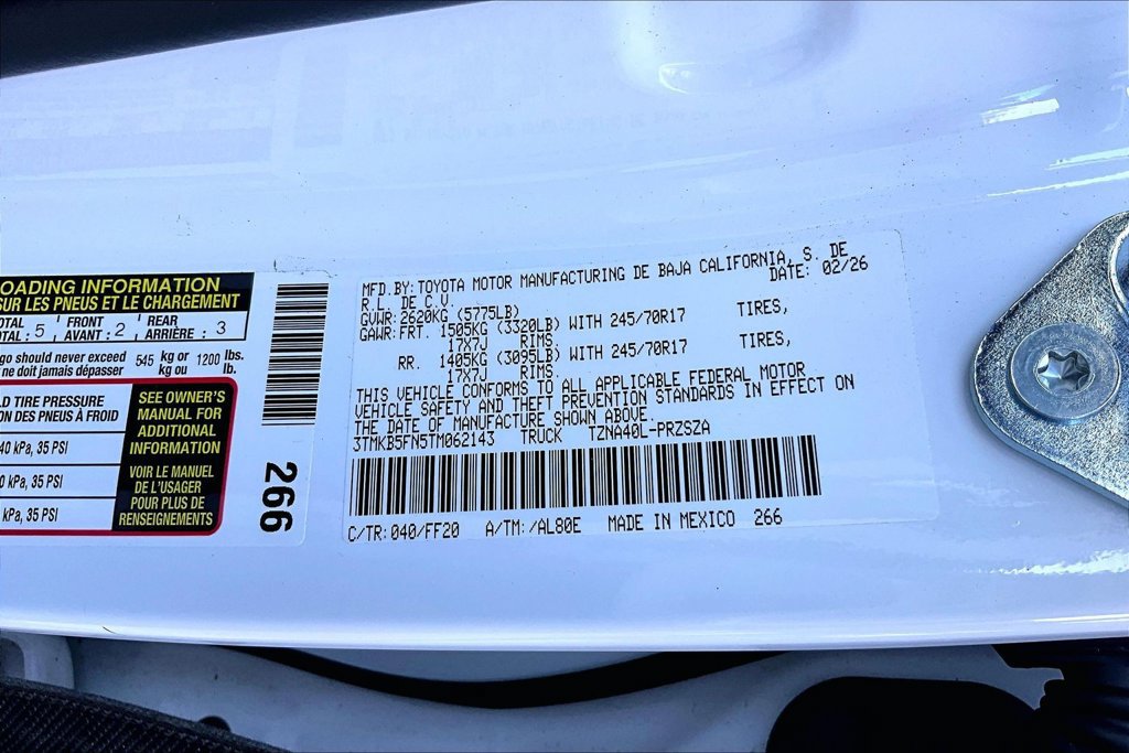 Used 2026 Toyota Tacoma SR5 RWD image 12