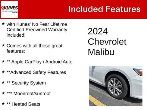 Used 2024 Chevrolet Malibu LT FWD image 4