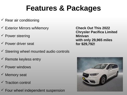 Used 2022 Chrysler Pacifica Limited image 13