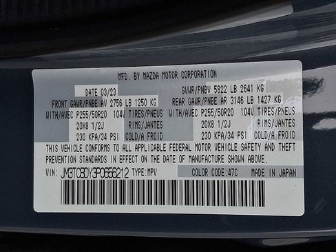 Certified 2023 MAZDA CX-9 Carbon Edition image 29