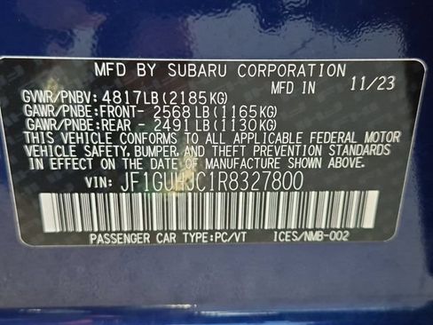 Used 2024 Subaru Impreza RS AWD/4WD image 24