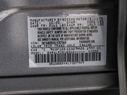 Used 2020 Nissan Sentra SR w/ Lighting Package image 59