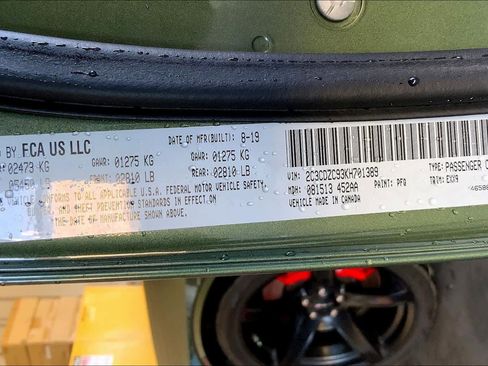 Used 2019 Dodge Challenger SRT Hellcat w/ Laguna Leather Package image 35