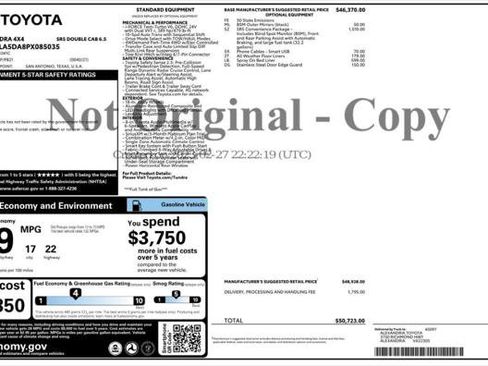 Used 2023 Toyota Tundra SR5 w/ SR5 Convenience Package image 4