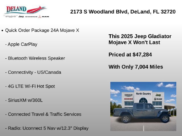 Used 2025 Jeep Gladiator Mojave AWD/4WD image 22